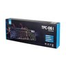 TECLADO USB GAMING HOOPSON TPC-061X LED MULTIMIDIA PRETO - 2