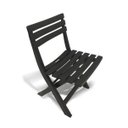 Ver imagem 2 de Cadeira de Plástico Dobrável Lanchonete Preta 110kg Arqplast