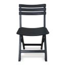 Ver imagem 1 de Cadeira de Plástico Dobrável Lanchonete Preta 110kg Arqplast