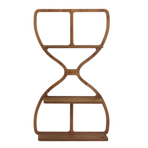 Estante Ampulheta Madeirado