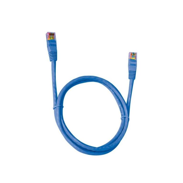 CABO DE REDE PATCH CORD CAT.6 2.5MT AZUL PLUSCABLE PC-ETH6U25BL