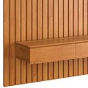 Ver imagem 3 de Painel Ripado 180x184cm Para TV 75 Polegadas Antares Patrimar Cinamomo