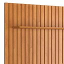 Ver imagem 6 de Painel Ripado 180x184cm Para TV 75 Polegadas Antares Patrimar Cinamomo