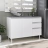 Balcão Pia 120cm 100% Mdf 3 Portas 2 Gavetas para Cozinha - 5