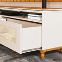 Ver imagem 2 de Rack Para TV 218cm 75 Polegadas Hanover 2.2 EDN Off White/Cedro