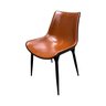 Cadeira de Jantar de Couro Design Sofisticado e Acabamento Premium - 1