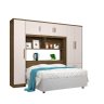 Roupeiro Modulado Com Cabeceira Báu CAN 2.34m Casal Com Amplo Espaço Interno e Nichos Externos Para  - 2