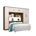 Ver imagem 2 de Roupeiro Modulado Com Cabeceira Báu CAN 2.34m Casal Com Amplo Espaço Interno e Nichos Externos Para