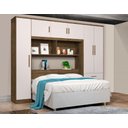 Ver imagem 1 de Roupeiro Modulado Com Cabeceira Báu CAN 2.34m Casal Com Amplo Espaço Interno e Nichos Externos Para