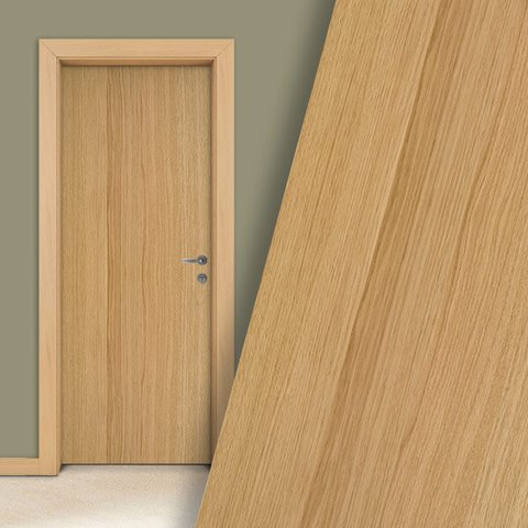 Adesivo de Porta Freijo Arte Destaque M - 0,83 X 2,13 Metros