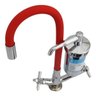 Torneira Com Filtro Tubo Flexível Vermelha Mesa Cozinha Luxo - 2