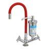 Torneira Com Filtro Tubo Flexível Vermelha Mesa Cozinha Luxo - 1
