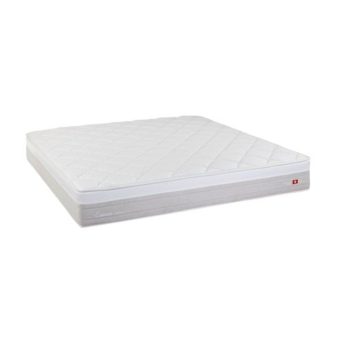 Colchão King Molas Ensacadas Pillow Top Aloe Vera Herval Essenza 193x203x29 Yescasa Bege