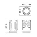 Ver imagem 5 de Módulo Downlight de Embutir Led Nordecor Tap 6667 5w Irc 90 Redondo Bivolt Preto 2700k