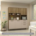 Ver imagem 1 de Cozinha Compacta 165,40cm 7 Portas e 2 Gavetas com Tampo 353 Luciane Móveis