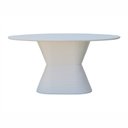 Ver imagem 3 de Mesa de Jantar Apollo Tampo Oval 160x90cm Branco