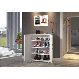 Armário com Prateleiras Internas, Multiuso para Lavanderia, Banheiro com Rodinhas - 3 Armário com Prateleiras Internas, Multiuso para Lavanderia, Banheiro com Rodinhas - 3