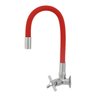Torneira Flexível De Parede Tubo Vermelha Para Cozinha - 1