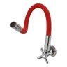 Torneira Flexível De Parede Tubo Vermelha Para Cozinha - 2