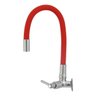 Torneira Flexível De Parede Tubo Vermelha Para Cozinha - 1