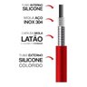 Torneira Flexível De Parede Tubo Vermelha Para Cozinha - 5