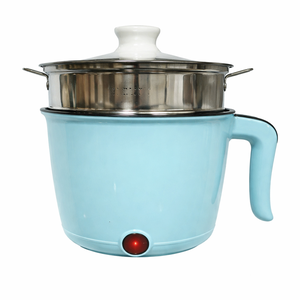 Mini Panela Elétrica Multifuncional 1.8l Inox Vapor 110v Azul