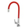 Torneira Flexível Tubo Vermelha De Mesa Para Cozinha - 1