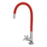 Torneira Flexível Tubo Vermelha De Mesa Para Cozinha - 1