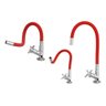 Torneira Flexível Tubo Vermelha De Mesa Para Cozinha - 3
