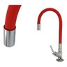 Torneira Flexível De Mesa Tubo Vermelha Para Cozinha - 2
