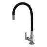 Torneira Flexível Tubo Preta De Mesa Para Cozinha Luxo - 1