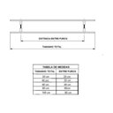 Ver imagem 3 de Puxador para Porta Barra Chata 60cm (600x400mm) Aço Inox Preto Black Cia