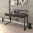 Ver imagem 4 de Mesa Escritório Office Estilo Industrial 1,35m C/ 2 Gavetas