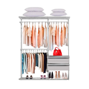 Ver imagem 1 de Closet Aramado - Linear Clr221 com Gaveta - 1,60m - Branco