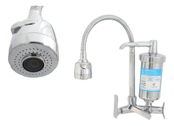 Torneira Gourmet Filtro Purificador Flexível De Parede Luxo - 3