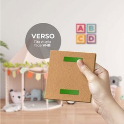 Bloquinho Abcd - Quadros ou Placas Modulares com 4 Peças - 4