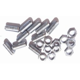 Kit 10 Travessas/niples/porcas M10 P/ Lustres E Pendentes - 2