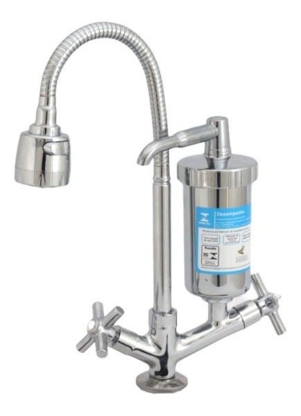 Torneira Gourmet Com Filtro Purificador Flexível Mesa Luxo - 1