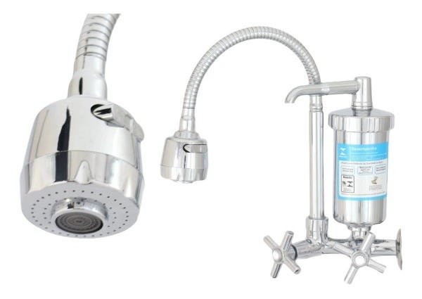 Torneira Gourmet Com Filtro Purificador Flexível Parede Luxo - 2