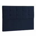 Ver imagem 1 de Cabeceira Casal Mel 140 CM Suede Azul Marinho - D A Decor