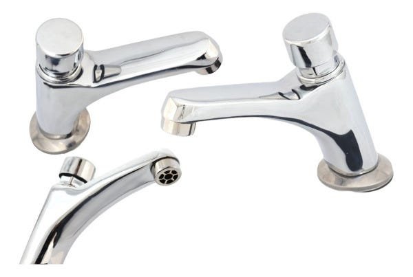 Torneira Automática Temporizador Mesa Metal Cromado - 4