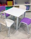 Ver imagem 5 de Kit 12 Cadeiras Infantil Iso Colors Brinquedoteca Escolas Ecomhome