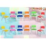 Kit 12 Cadeiras Infantil Iso Colors Brinquedoteca Escolas Ecomhome - 1
