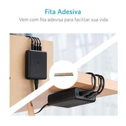 Carregador de Tomada com 5 Portas 1 USB-C/4 USB Anker Power Port I Preto - 5