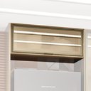 Ver imagem 4 de Armário Aéreo de Cozinha Vitória 01 Porta Basculante Vidro 80cm