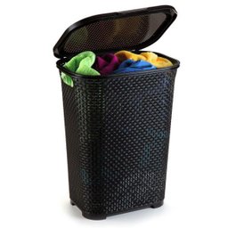 Cesto Rattan Tampa Basculada com Alça 50 Litros Arqplast - 2