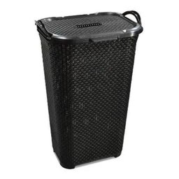 Cesto Rattan Tampa Basculada com Alça 50 Litros Arqplast - 1