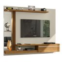 Ver imagem 2 de Painel para TV com LED e Espelho Heroe Off White Cinamomo