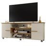 Rack para TV com Nicho Moly Off White Cinamomo - 2