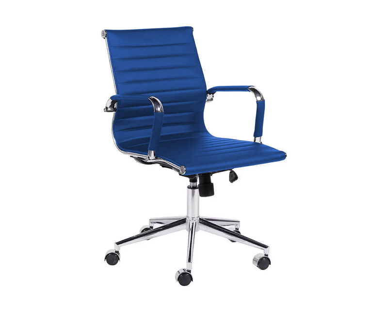 D823-4b-h - Cadeira Esteirinha Diretor Azul - D823-4b-h Bering - 1